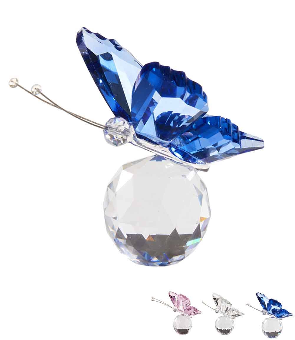 HA625 - 2" Crystal Butterfly Figurine