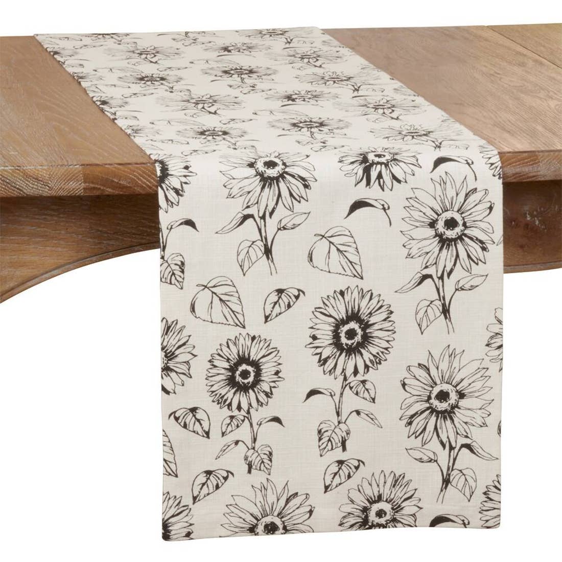 581 - Delightful Sunflower Cotton 14"X72" Table Runner