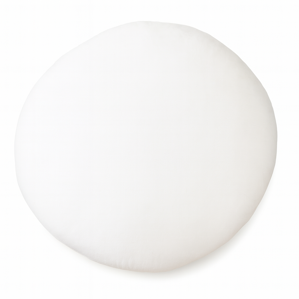 FILLER.16R - Polyfill Round White Fluffy Pillow Insert