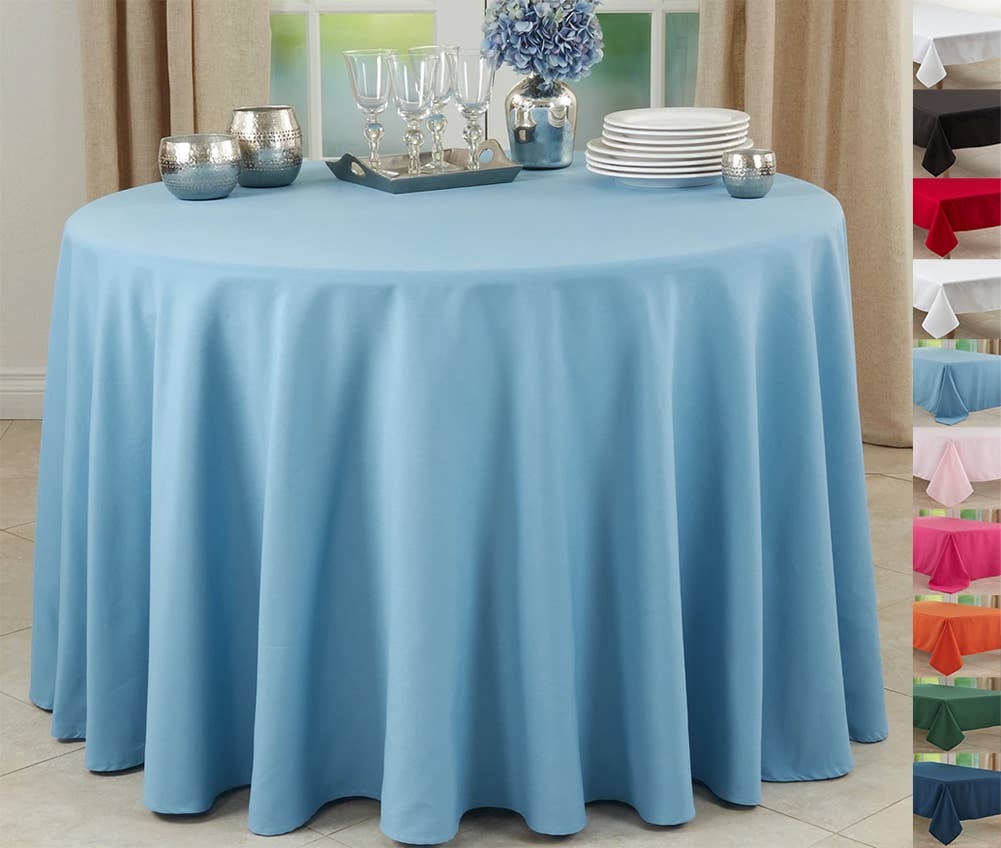 321 - Classic Solid Design Tablecloth