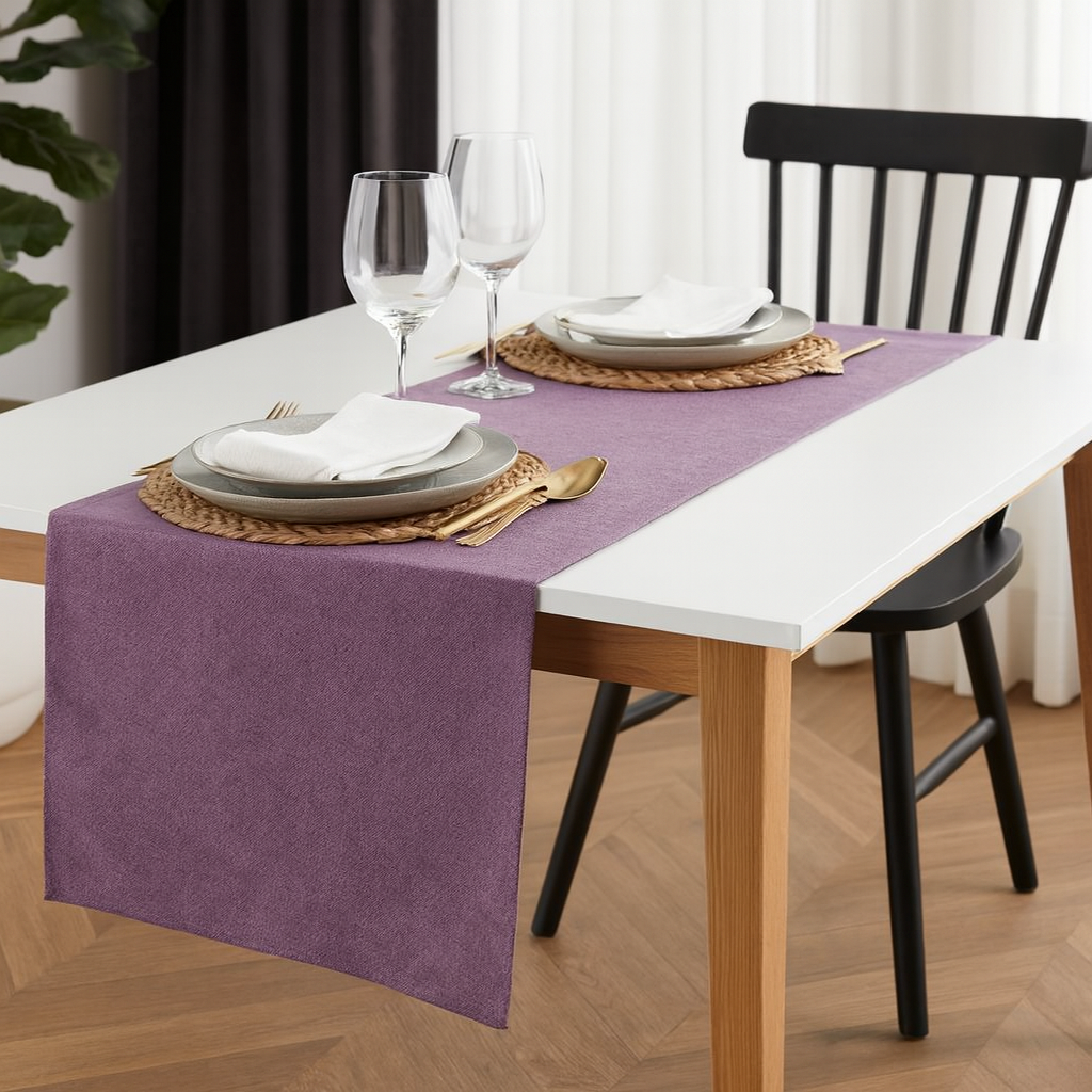 TBL0028 - Classic Purple Table Runner