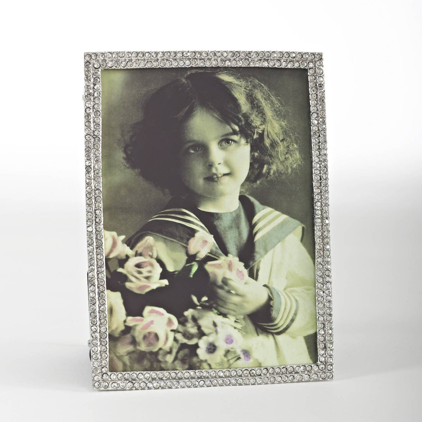PF330 - Sparkling Diamond Design Tabletop Photo Frame - 5"x7"
