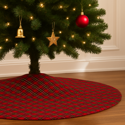 TBL0006 - Classic Tartan Plaid 53" Christmas Tree Skirt
