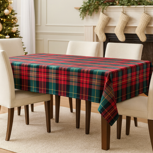 TBL0064 - Classic Tartan Plaid Holiday Tablecloth