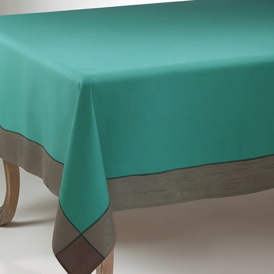 5801 - Sea Green Provencal Tablecloth
