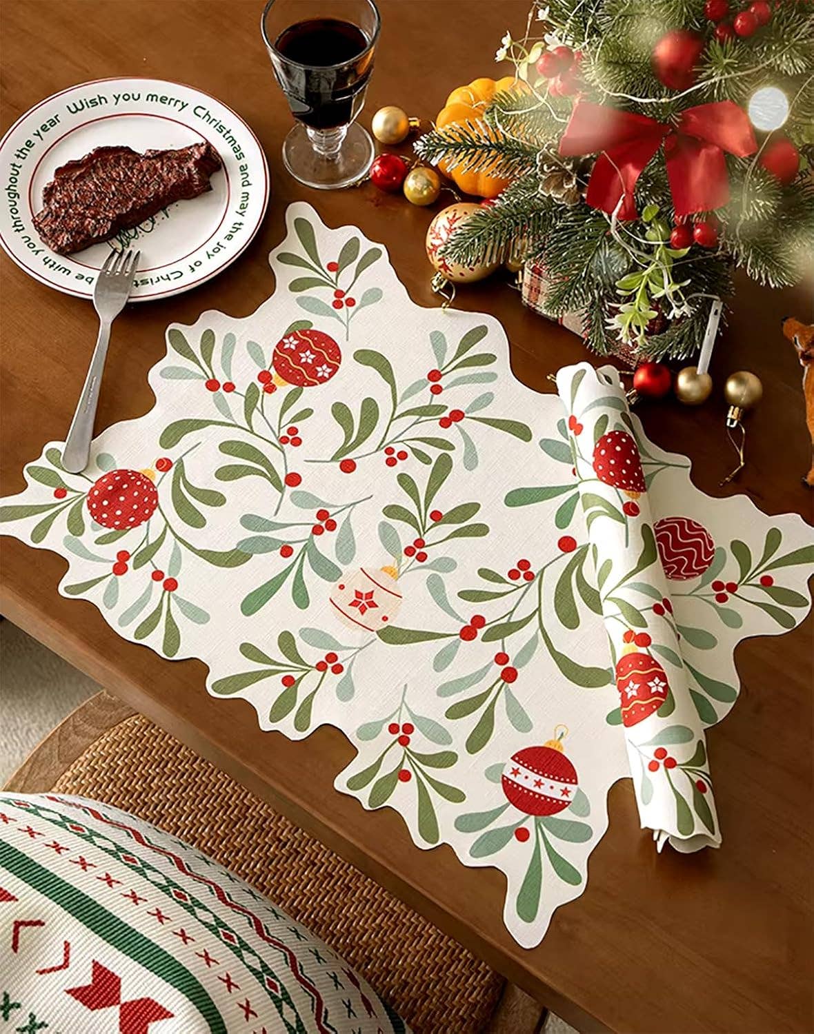 TBL0080 - Christmas Design 13"X19" Placemat