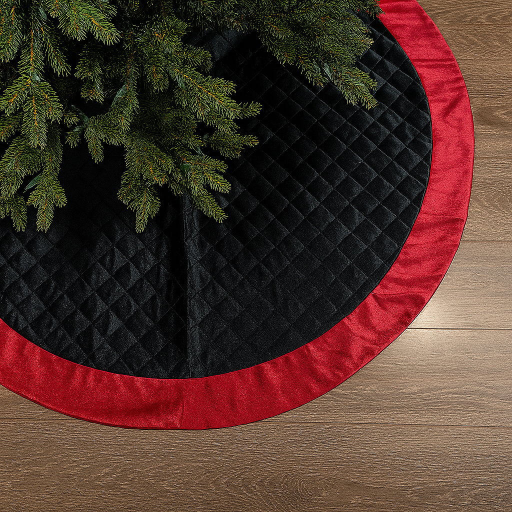 XS0013 - Classic Velvet Quilted Diamond Tree Skirt