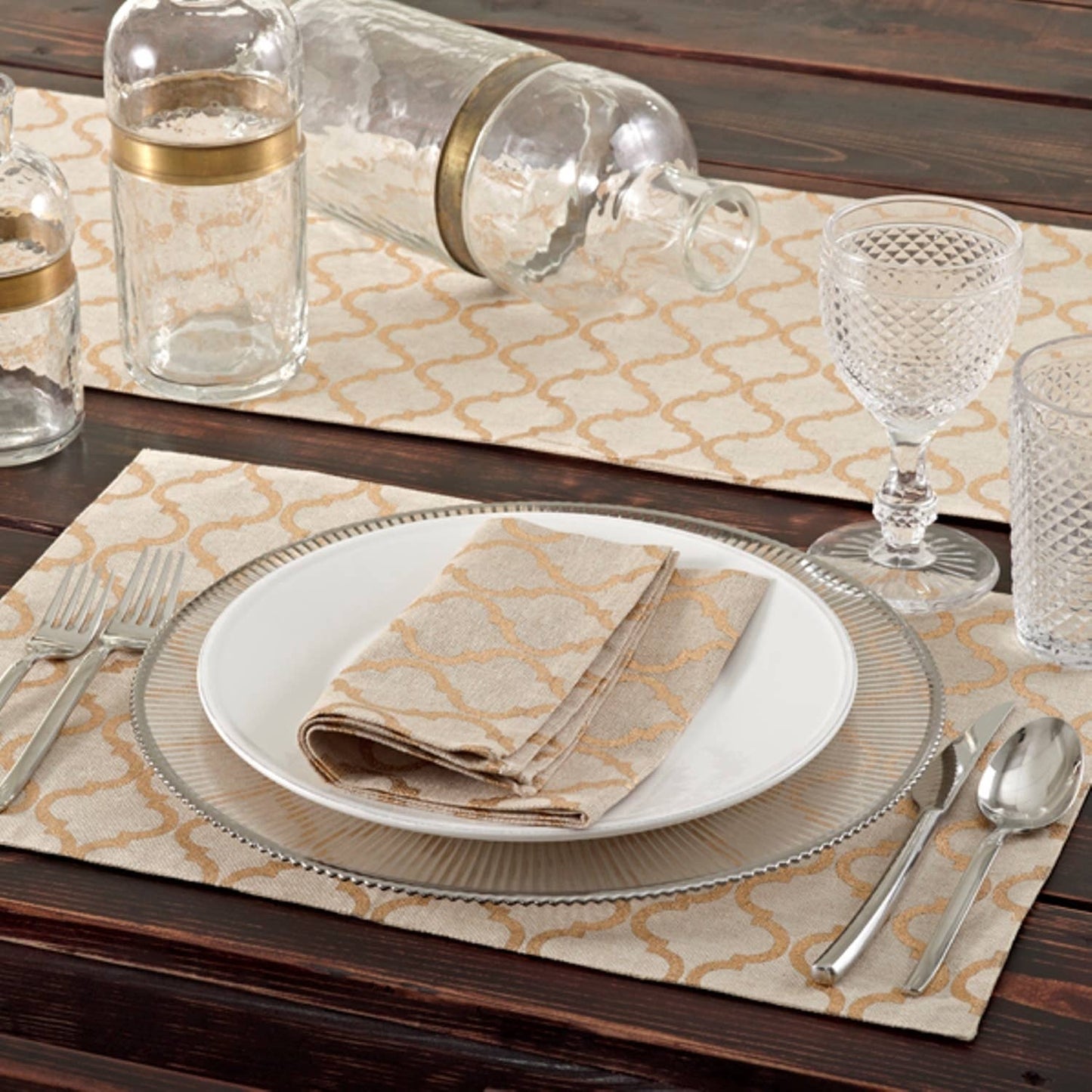 10787 - Natural Moroccan Cotton Blend 13"x19" Placemat