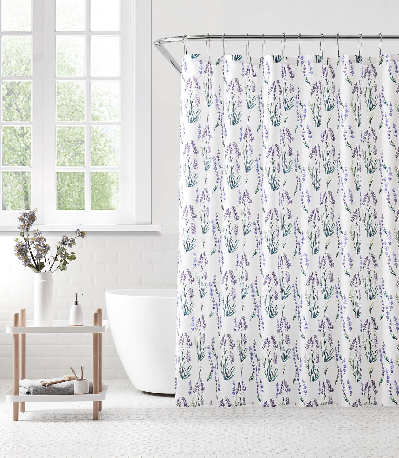 SC1127 - Romantic Lavender 70"X72" Shower Curtain