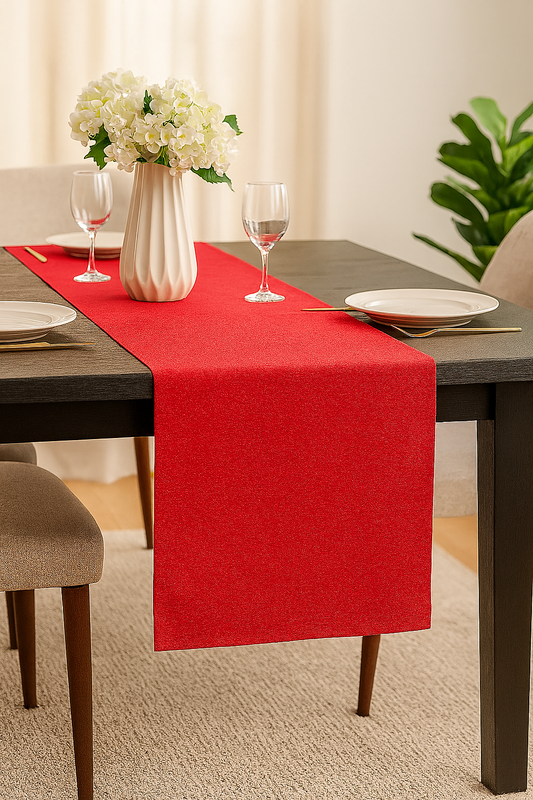 TBL0066 - Burgundy Everyday Design Table Runner