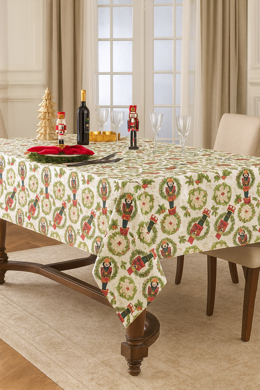 3232 - Nutcracker Holiday Tablecloth