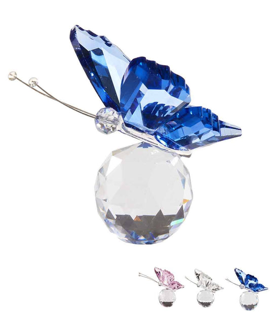 HA625 - 2" Crystal Butterfly Figurine
