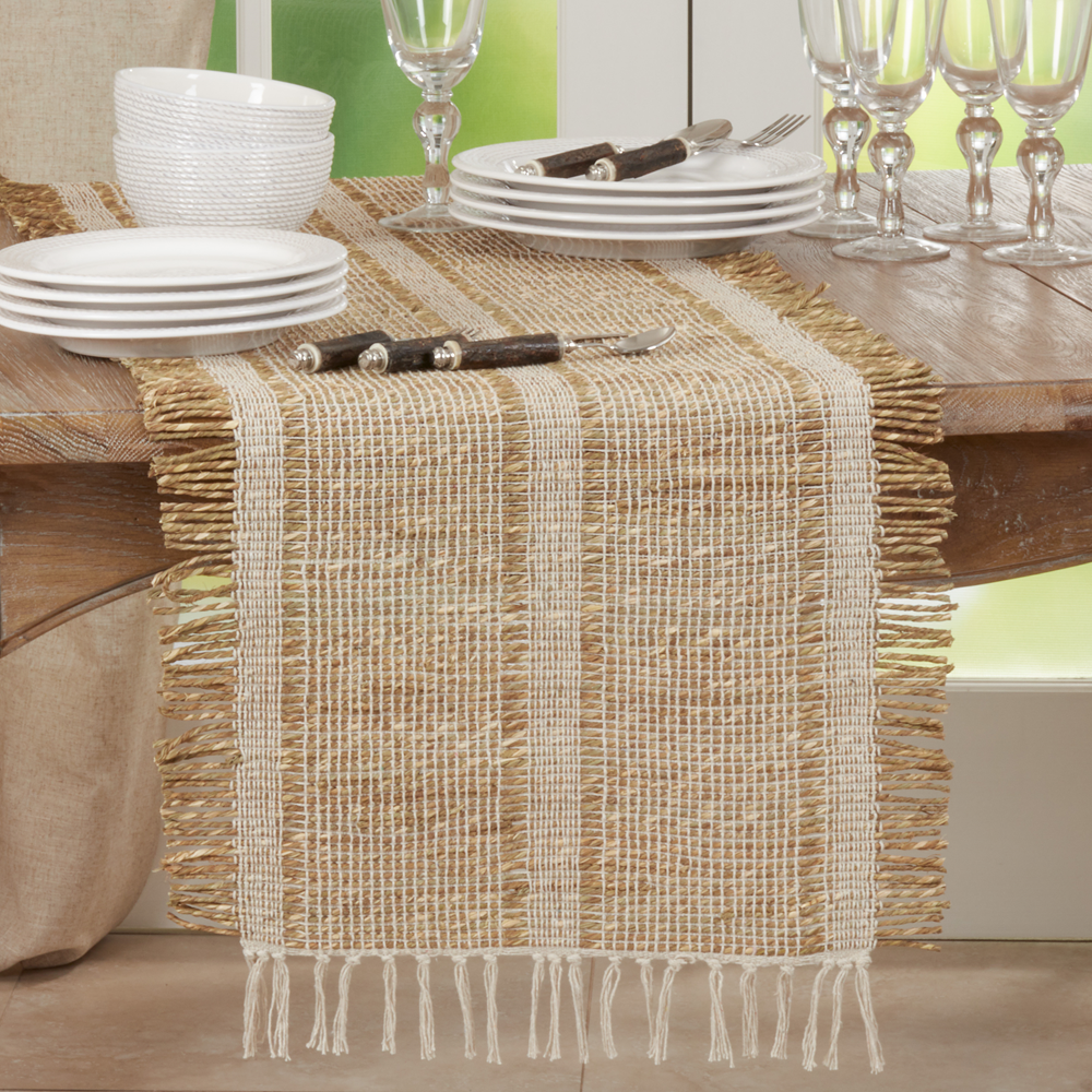 848 - Asiatic Grass Natural Table Runner