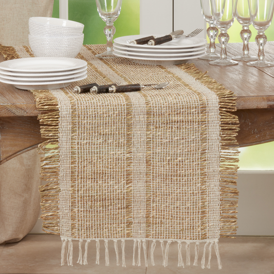 848 - Asiatic Grass Natural Table Runner