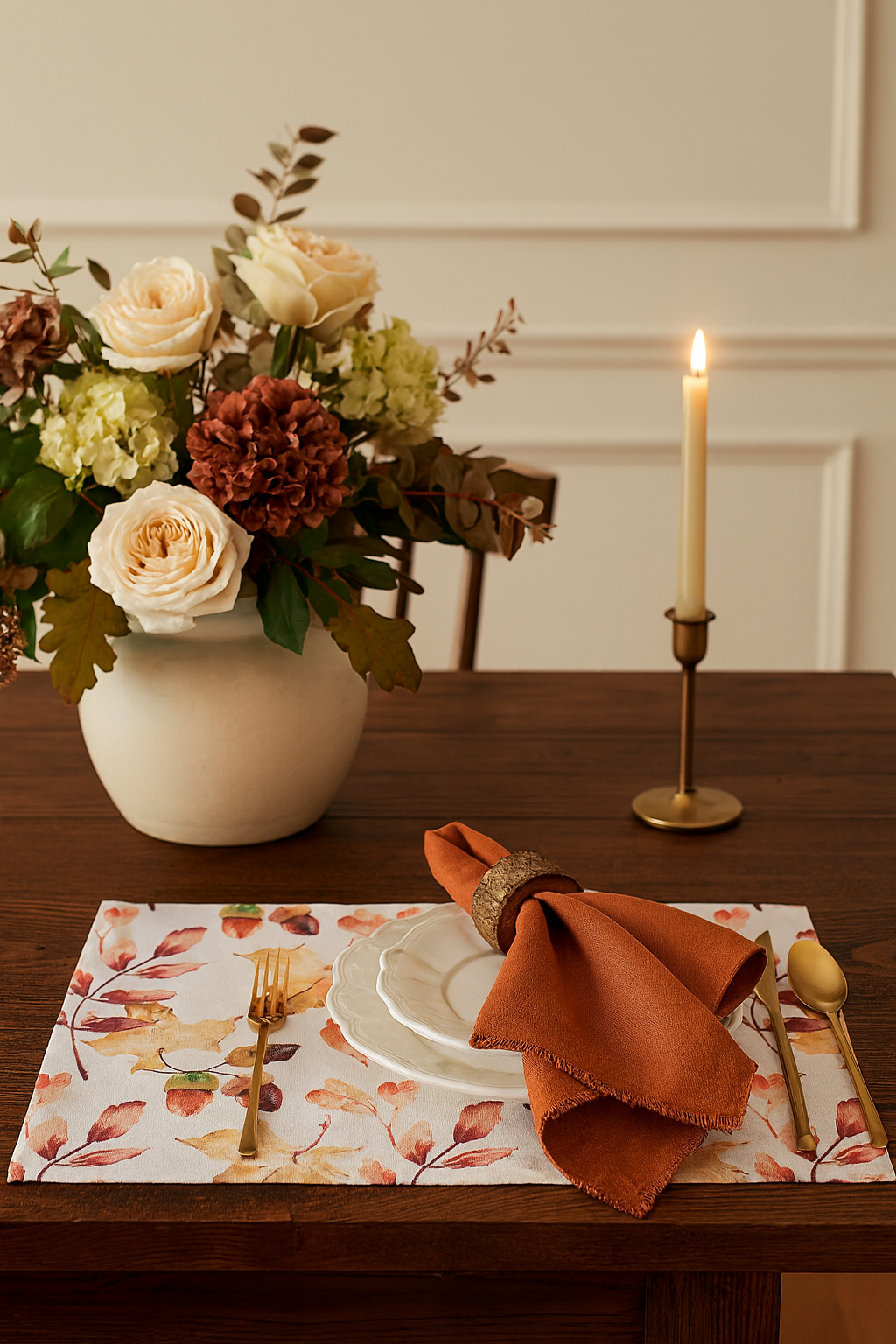 1411 - Acorn & Leaf 14X20 Placemat