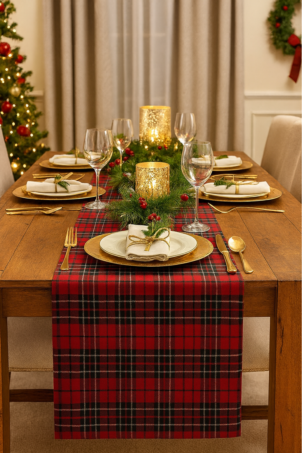 TBL0006 - Classic Tartan Plaid Table Runner