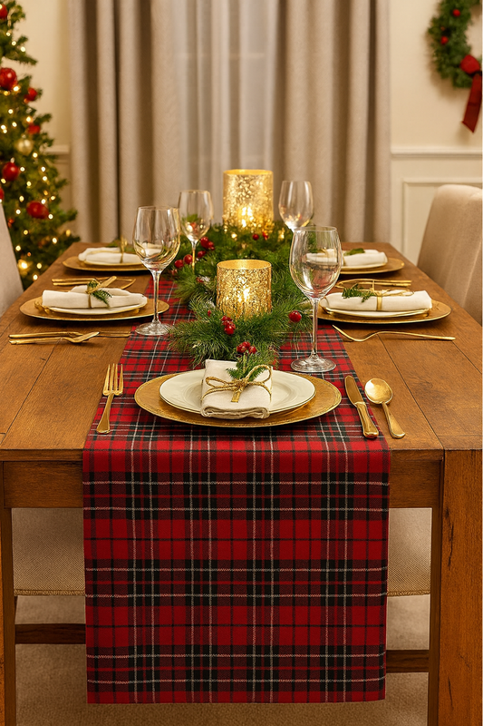 TBL0006 - Classic Tartan Plaid Table Runner