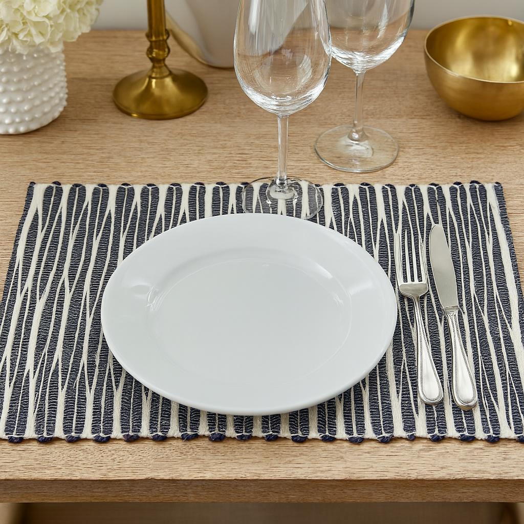 4500 - Black Water Hyacinth 14x20 Placemat