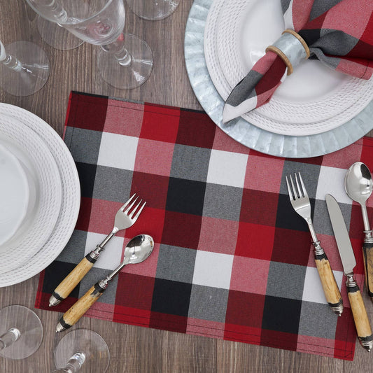 6355 - Plaid Cotton Blend 13"x19" Placemat