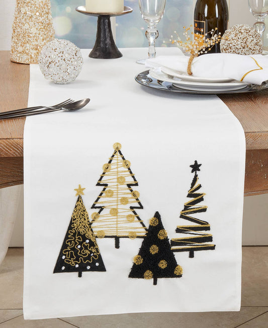 9250 - Christmas Trees 16x70 Table Runner