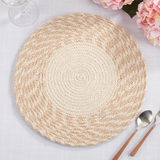 1027 - Natural Hand Braided 15" Placemat