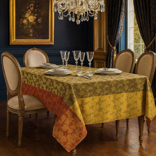 1221 - Foliage Cotton Fall Tablecloth
