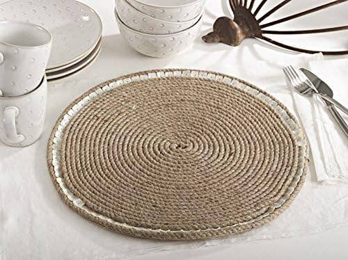 1407 - Cebu Jute 15" Round Placemat