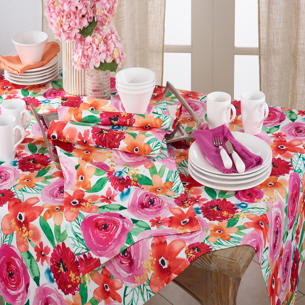 3233 - Santa Monica Floral Tablecloth