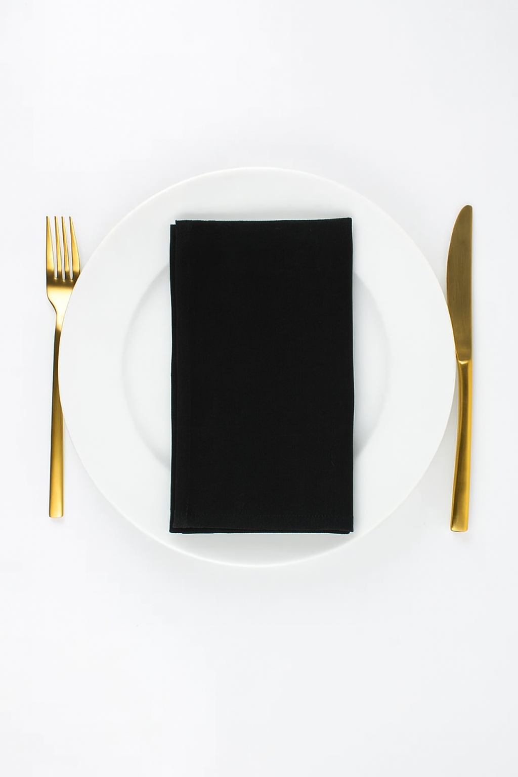 TBL0066 - Black Everyday Design 20" Cloth Napkin