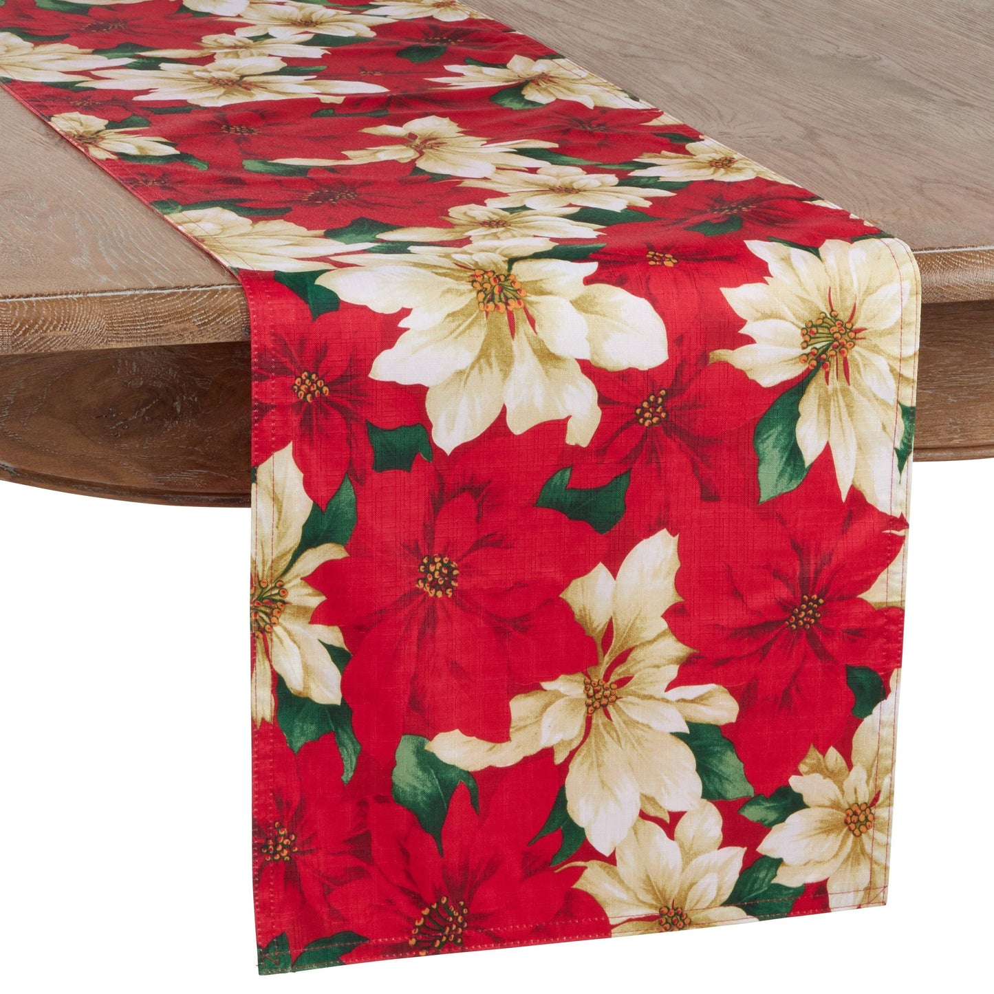 6212 - Poinsettia Holiday Design Table Runner