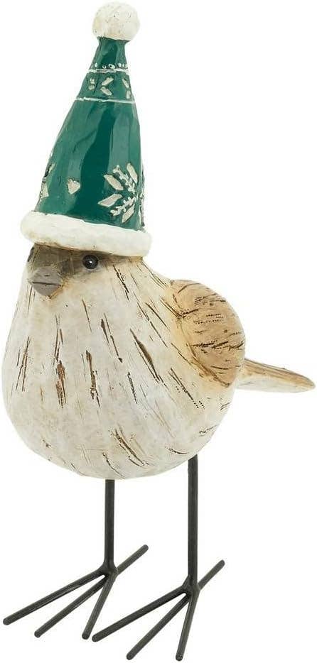 XD327 - 6.5" High Resin Standing Bird Sculpture Figurine