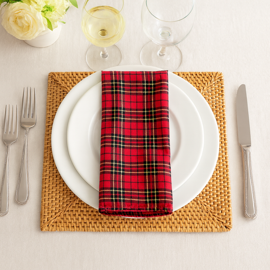 TBL0006 - Tartan Plaid Dazzle 18" Cloth Dinner Napkin