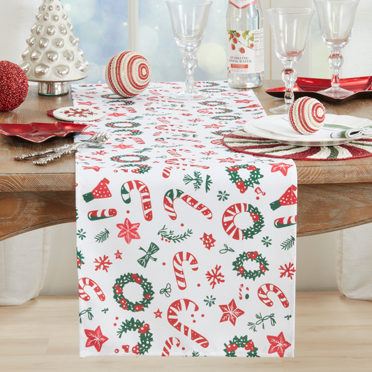 2345 - Christmas Wrapping Paper Table Runner - 16"x72"