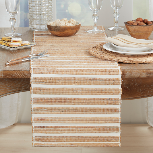 4032 - Natural Water Hyacinth 14"X72" Table Runner