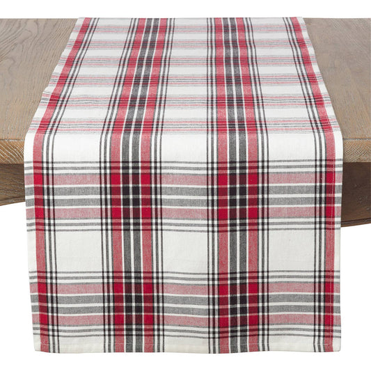 8053 - Classic Plaid Cotton 16x72 Table Runner