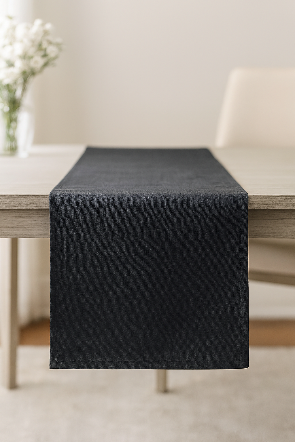 TBL0066 - Black Everyday Design Table Runner