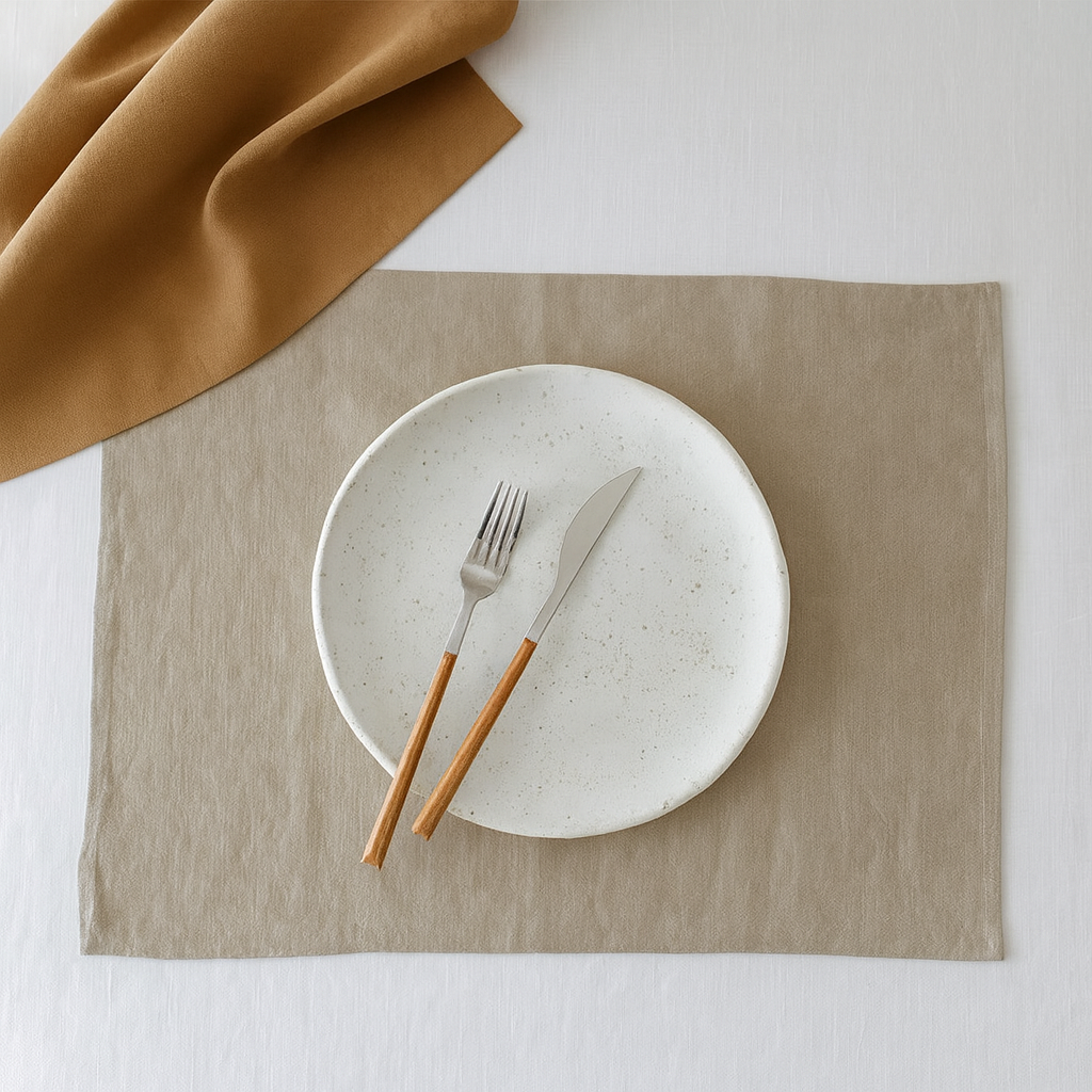 TBL0079 - Classic Solid Natural 14"x19" Placemat
