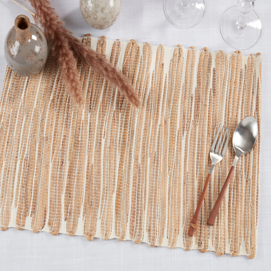 4500 - Natural Water Hyacinth 14x20 Placemat