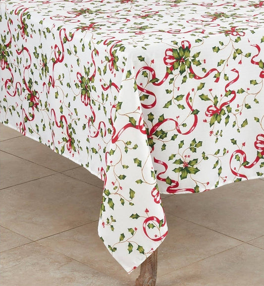 3175 - Holly & Ribbon Tablecloth