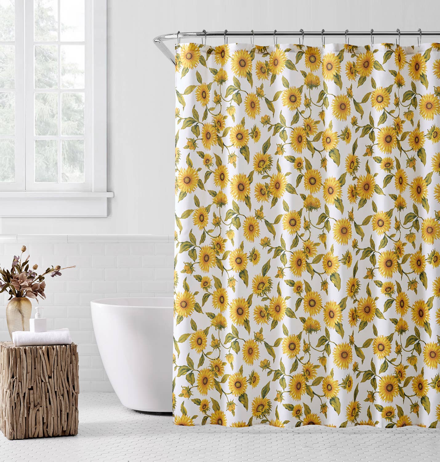 SC6248 - Joyous Sunflower Shower Curtain