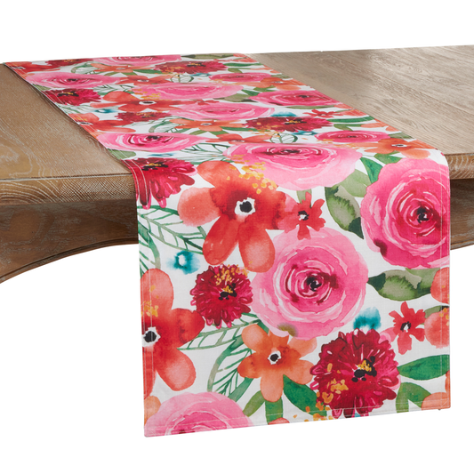 3233 - Santa Monica Floral Table Runner