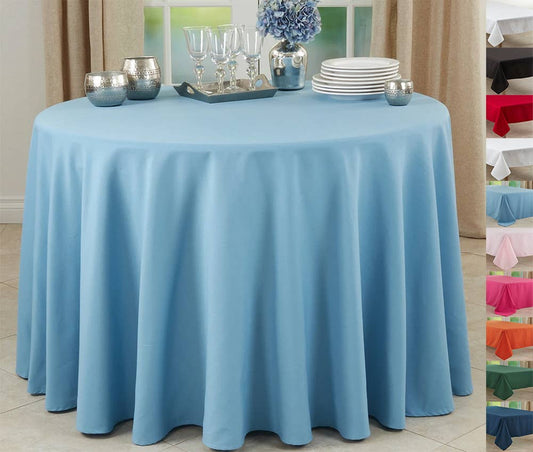 321 - Classic Solid Design Tablecloth