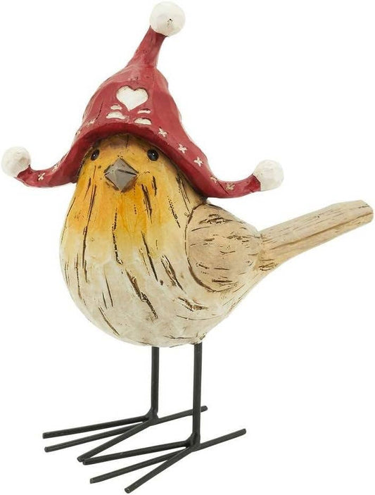 XD328 - 6" High Resin Standing Bird Sculpture Figurine